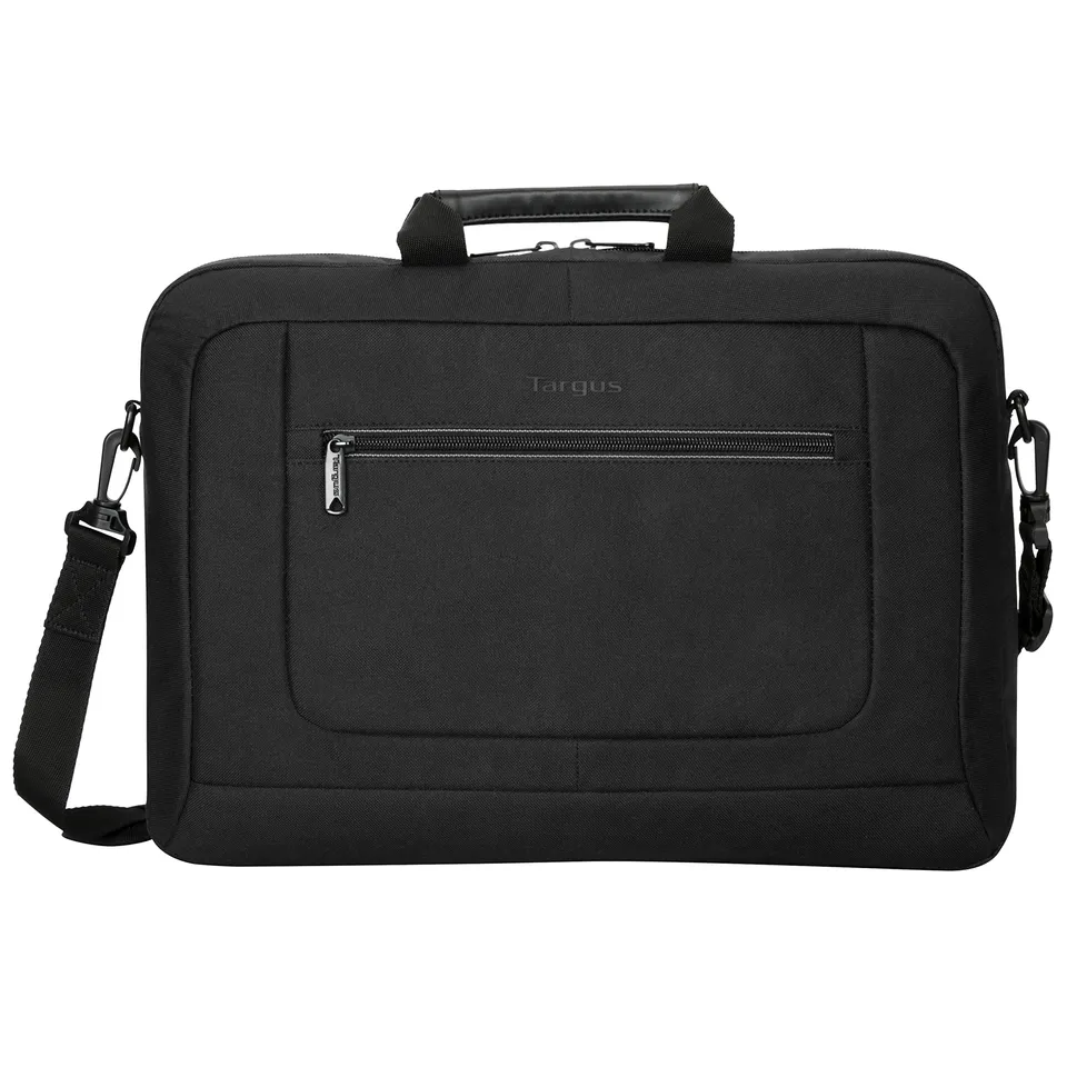 targus-15-6-classic-commuter-slimcase-black-tbt935gl-lightweight-messenger-lapto image 1