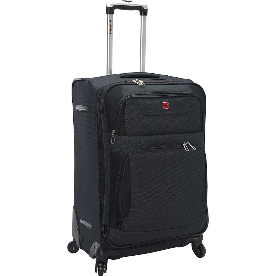 swissgear-maggiore-softside-expandable-spinner-luggage-checked-medium-24-inch-gr image 1