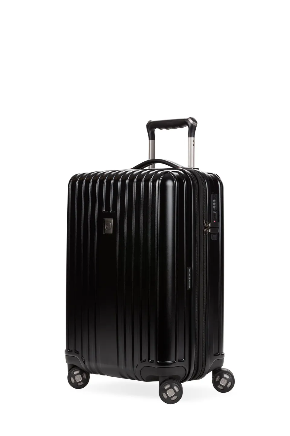 swissgear-ridge-carry-on-spinner-hardside-luggage-20-inch-satin-finish-tsa-lock image 1