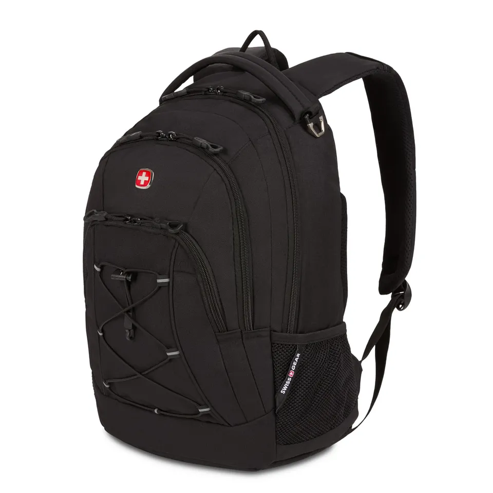swissgear-bungee-core-laptop-backpack-26l-black-fits-most-13-inch-laptops image 1
