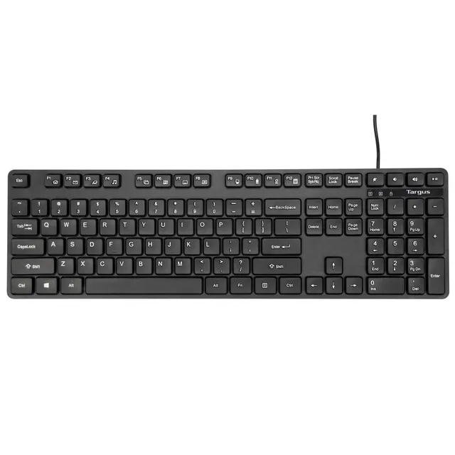 targus-usb-standard-size-corporate-keyboard-akb30us-full-size-104-key-qwerty-plu image 1