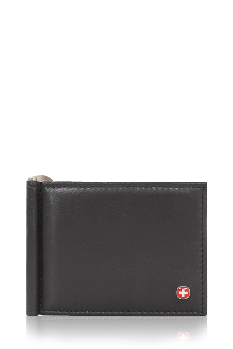 swissgear-bifold-money-clip-wallet-slim-leather-front-pocket-wallet-with-6-card- image 1