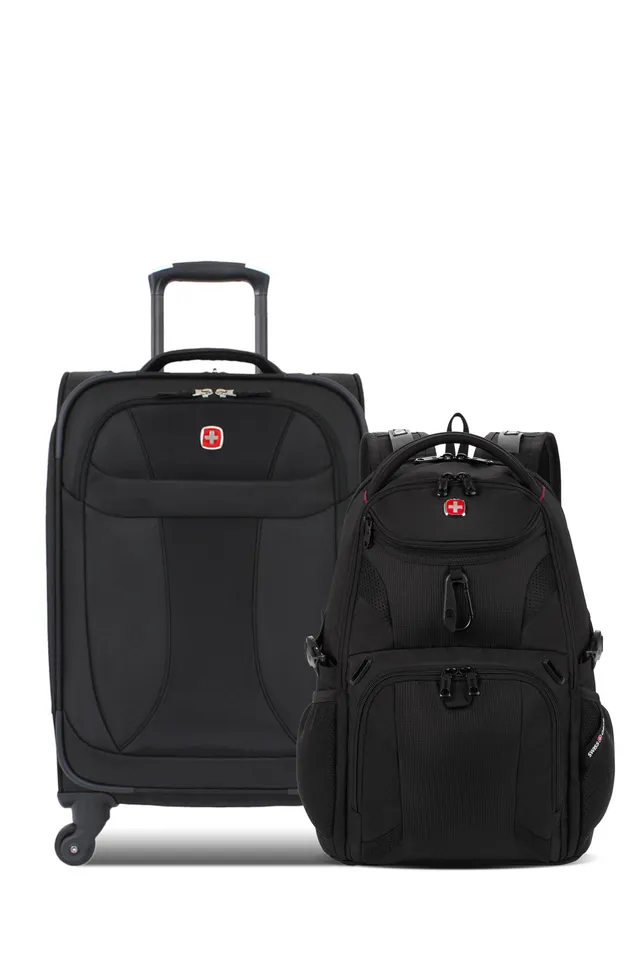 swissgear-weekend-escape-2pc-luggage-set-black image 1