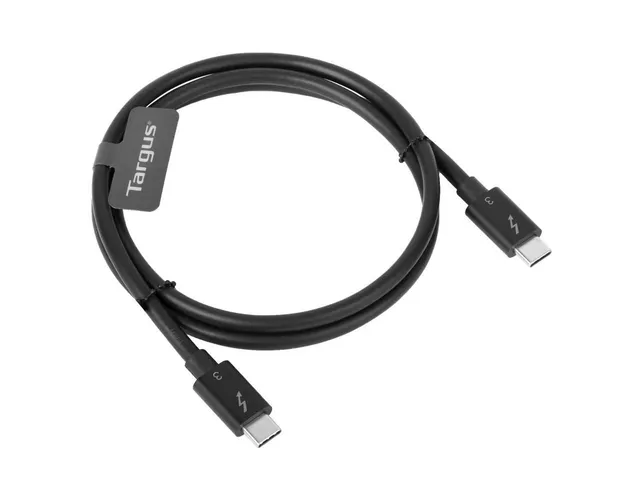 targus-2-62-ft-usb-c-male-to-usb-c-male-thunderbolt-3-40gbps-cable-0-8m-100w image 1