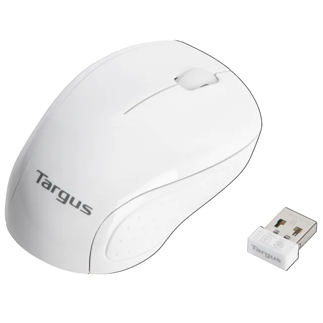 targus-w571-wireless-optical-mouse-white-2-4ghz-1600-dpi-stow-n-go-receiver image 1