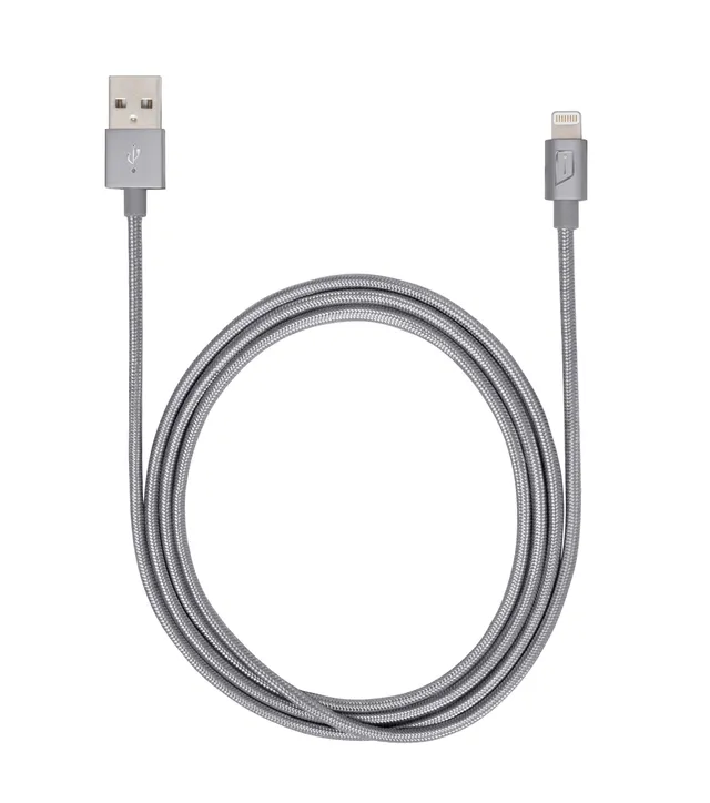 targus-braided-lightning-sync-charge-cable-4-feet-space-grey-acc994cai image 1