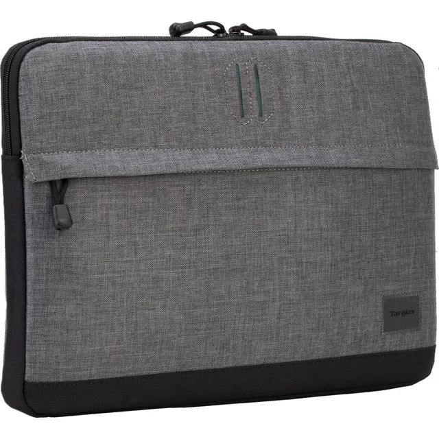 targus-strata-sleek-travel-laptop-sleeve-for-15-6-inch-laptop-gray-eva-impact-re image 1