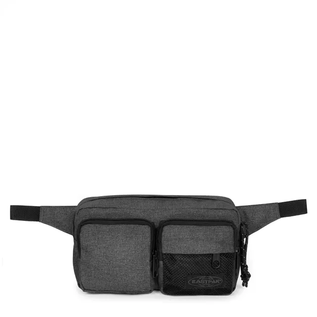 eastpak-double-crossbody-3l-water-resistant-bag-adjustable-strap-quilted-back-bl image 1