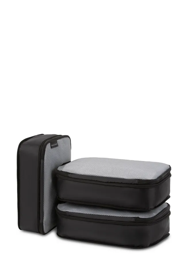 swissgear-travel-smart-3-piece-s-m-m-packing-cube-set-ripstop-polyester-mesh-top image 1