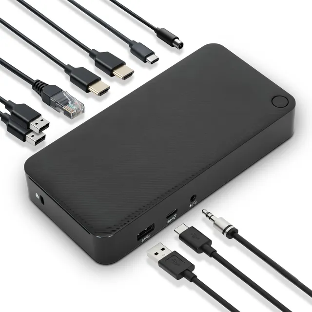 targus-universal-usb-c-docking-station-dual-displayport-4k-100w-power-delivery-d image 1