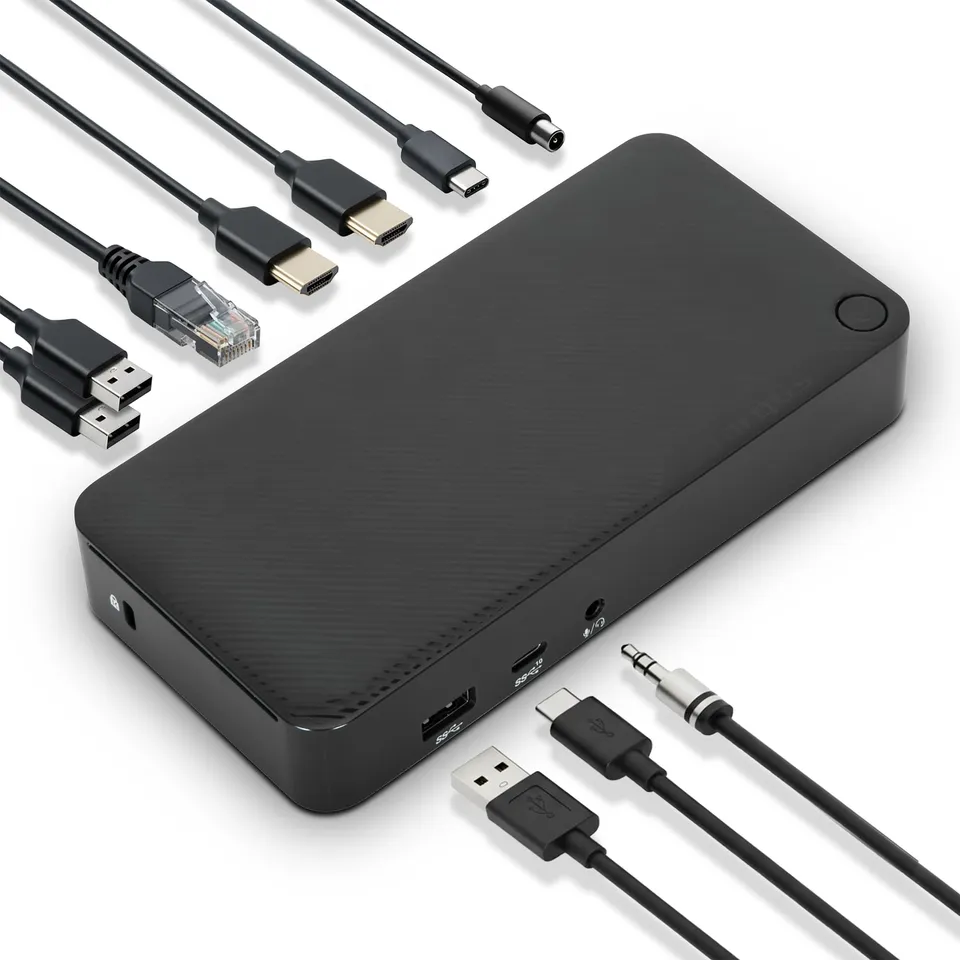 targus-universal-usb-c-docking-station-dual-displayport-4k-100w-power-delivery-d image 1