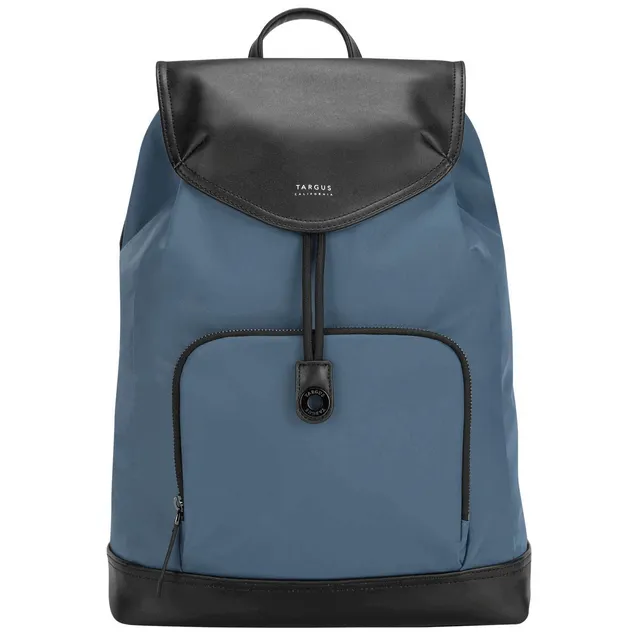 targus-newport-15-inch-drawstring-backpack-slate-blue-tsb96403gl-water-repellent image 1