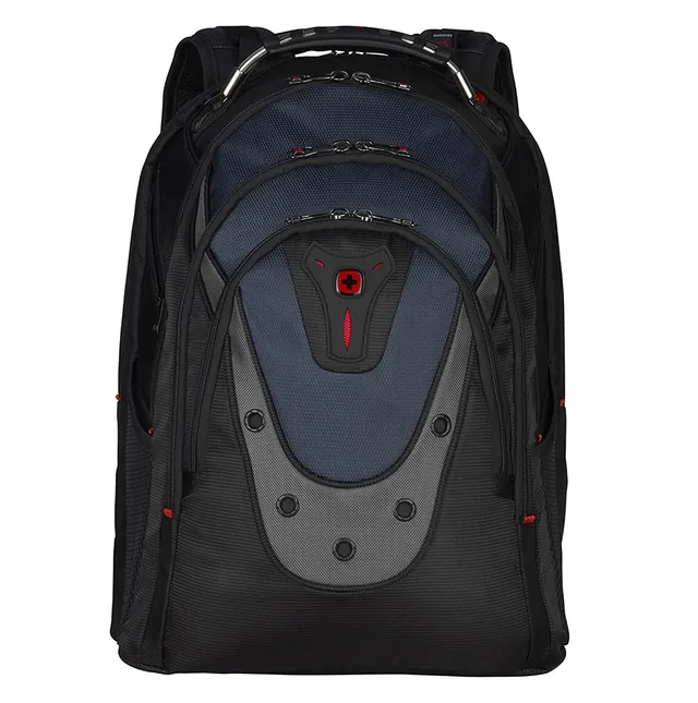swissgear-wenger-ibex-17-inch-laptop-backpack-black-gray-blue image 1