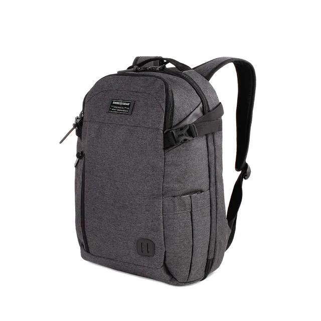 swissgear-hybrid-travel-laptop-backpack-heather-grey-18-inch-fits-16-inch-laptop image 1