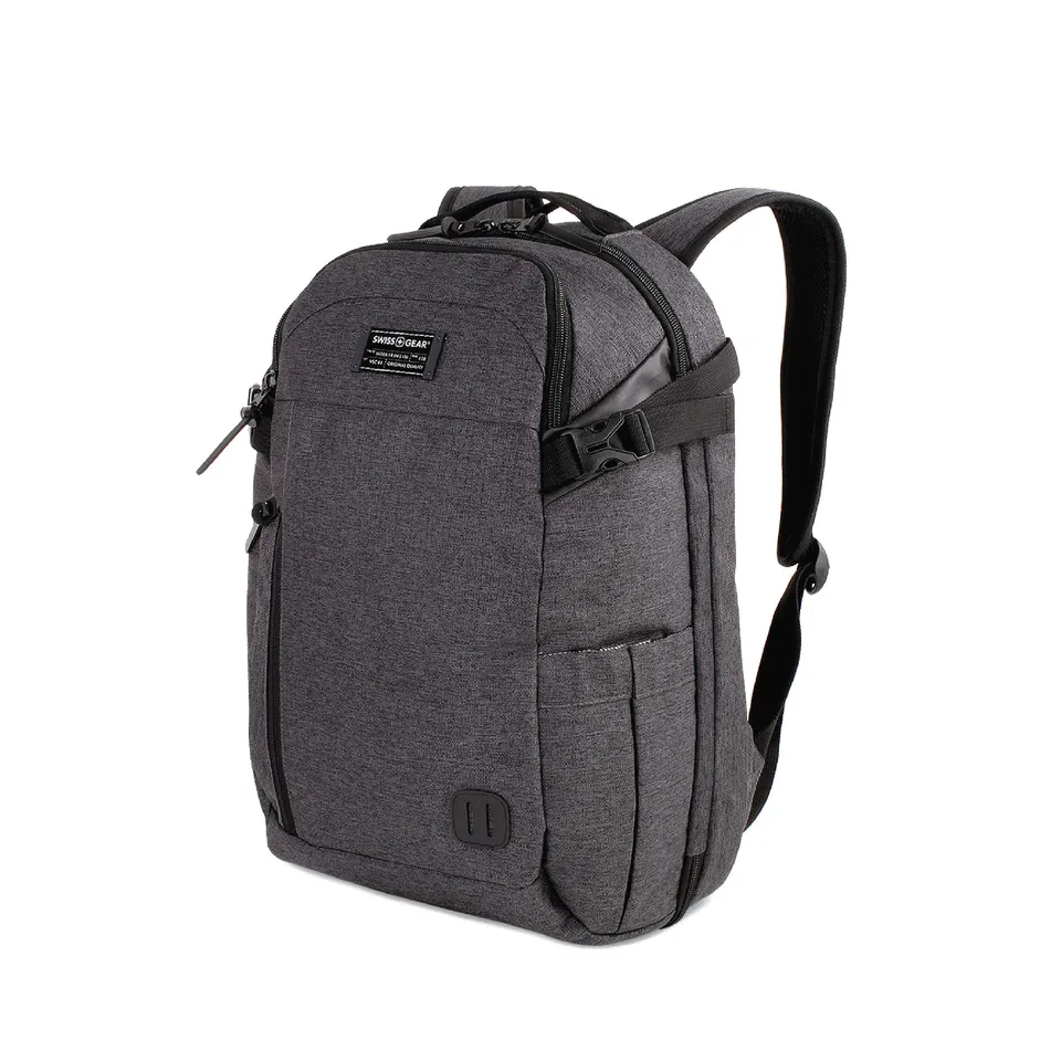 swissgear-hybrid-travel-laptop-backpack-heather-grey-18-inch-fits-16-inch-laptop image 1