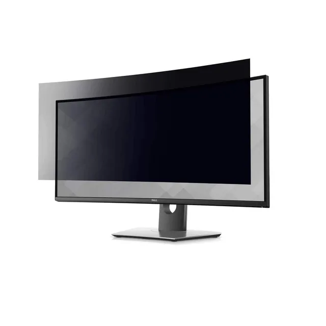 targus-4vu-privacy-screen-for-dell-u3417w-34-inch-curved-monitor-clear-black-fra image 1