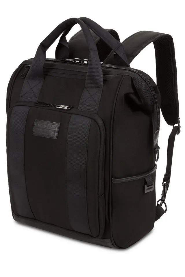 swissgear-artz-pro-laptop-backpack-vintage-doctor-bag-style-with-steel-framed-wi image 1