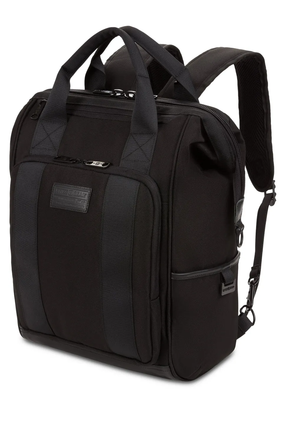 swissgear-artz-pro-laptop-backpack-vintage-doctor-bag-style-with-steel-framed-wi image 1