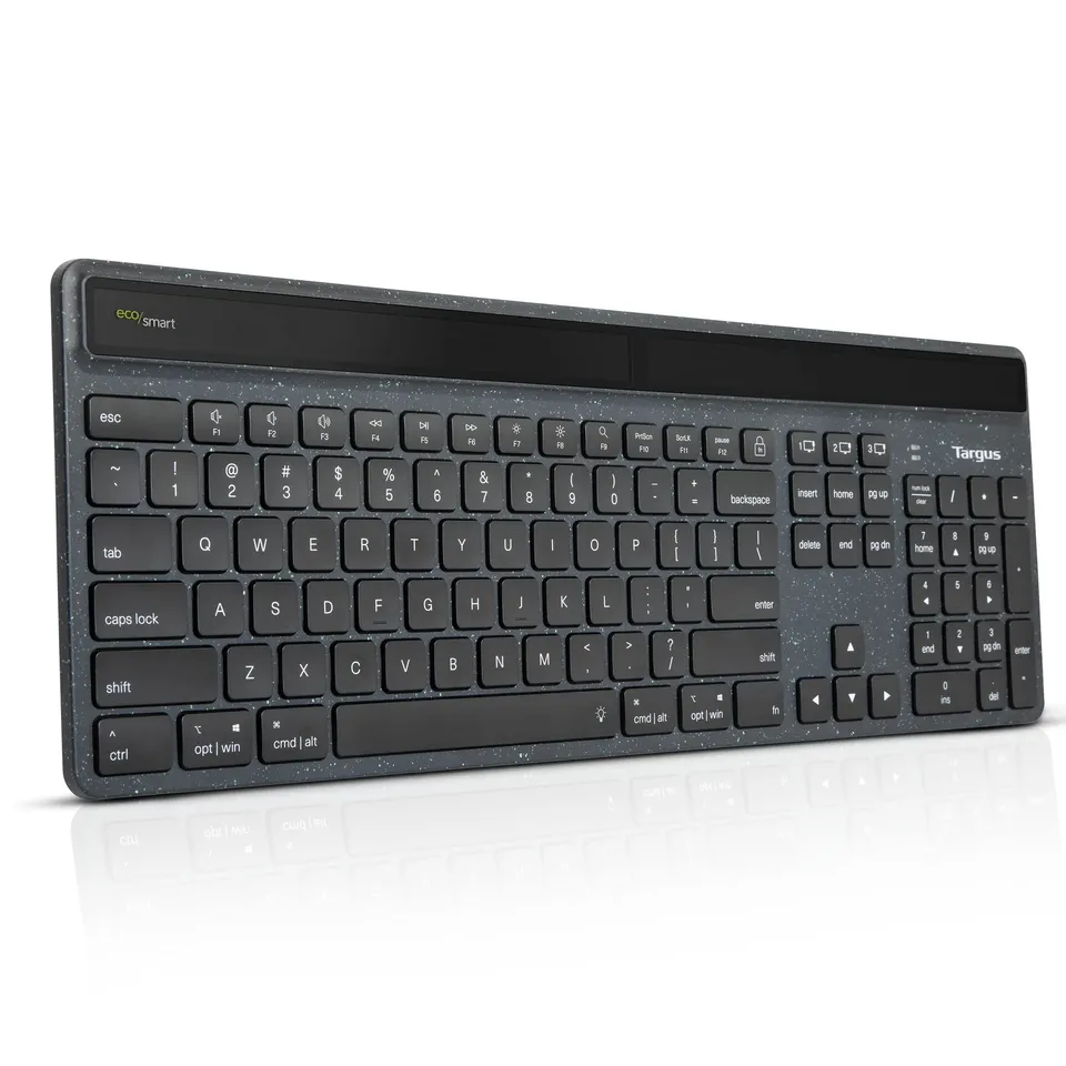 targus-akb868us-full-size-sustainable-ecosmart-bluetooth-keyboard-with-solar-cha image 1