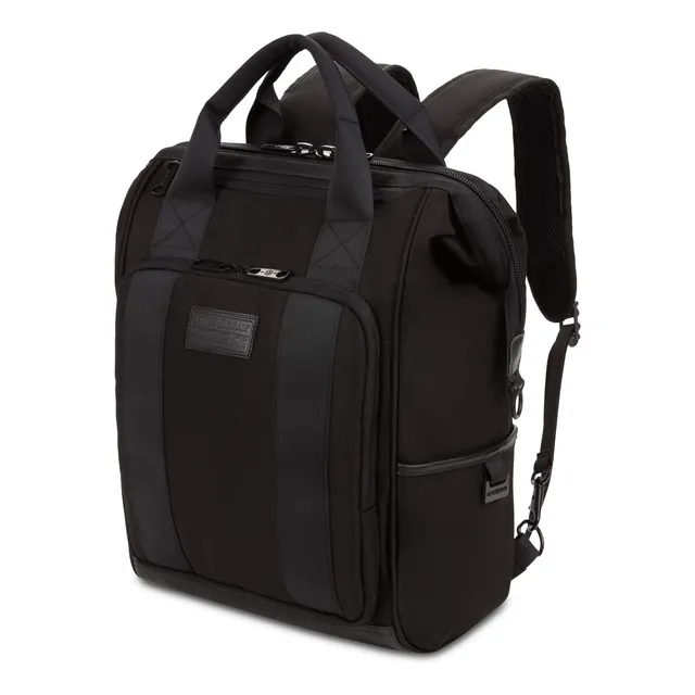 swissgear-3577-laptop-backpack-doctor-bag-style-fits-16-inch-laptop-black-stealt image 1