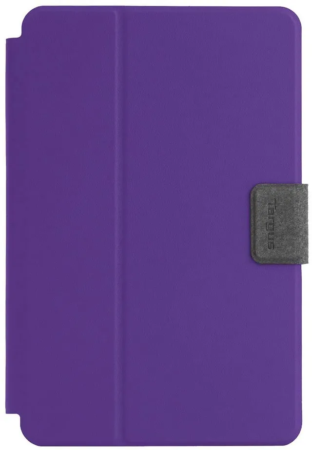 targus-safe-fit-360-rotating-universal-tablet-case-for-7-8-devices-purple-thz600 image 1