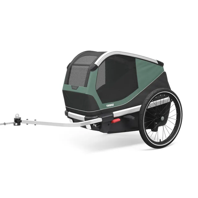 thule-bexey-pet-bike-trailer-for-small-large-dogs-medium-size-foldable-padded-in image 1