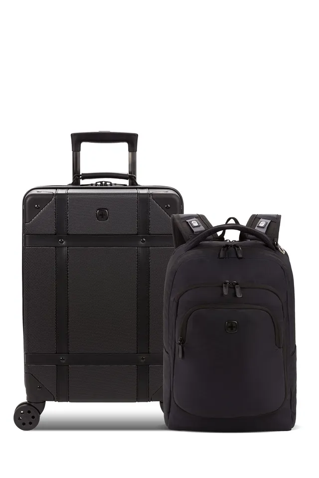 swissgear-urban-escape-2-piece-luggage-set-black image 1
