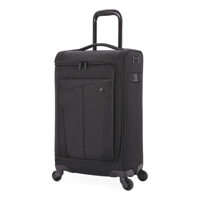 swissgear-6067-getaway-2-0-usb-expandable-carry-on-spinner-with-garment-bag-blac image 1
