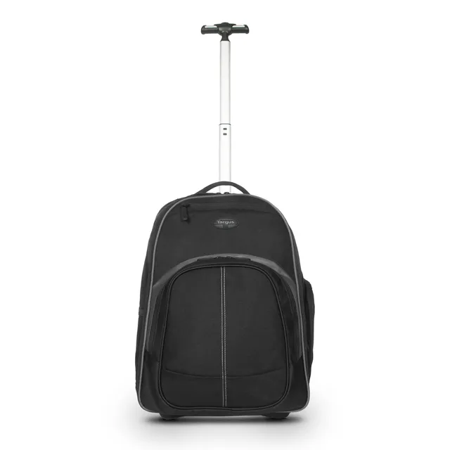 targus-16-inch-compact-rolling-backpack-black-wheeled-travel-bag-with-laptop-sle image 1