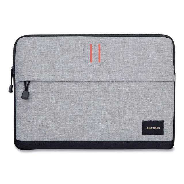targus-strata-sleek-travel-laptop-sleeve-for-13-3-inch-laptops-gray-pewter-tss62 image 1