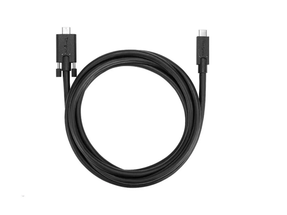 targus-acc1122glx-usb-c-data-transfer-cable-5-91-ft-10-gbps-type-c-to-type-c image 1