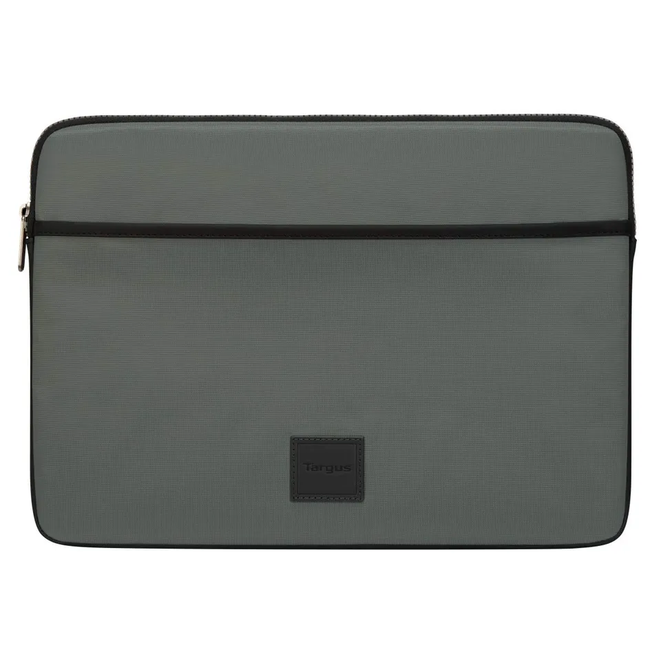 targus-urban-laptop-sleeve-for-14-laptop-weather-resistant-olive-tbs93405gl image 1