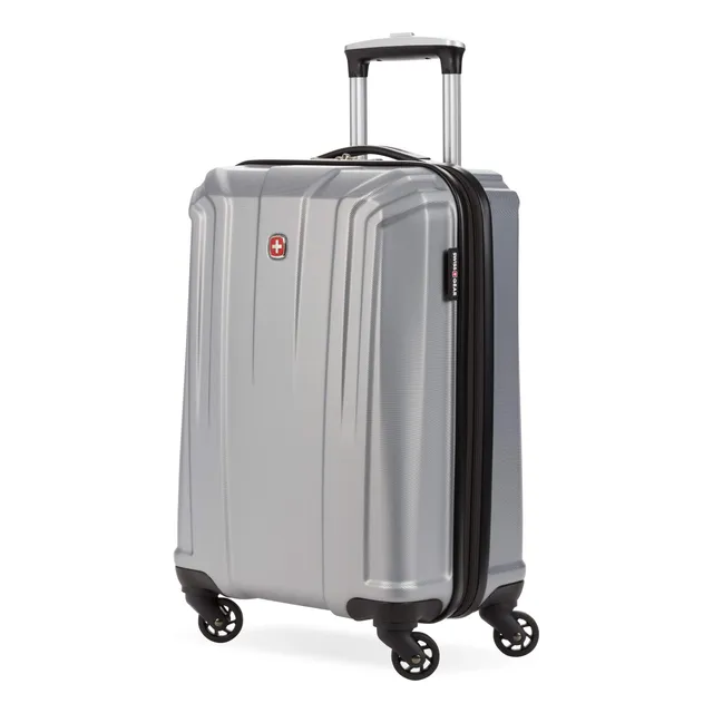 swissgear-3750-hardside-expandable-carry-on-luggage-with-spinner-wheels-silver-1 image 1