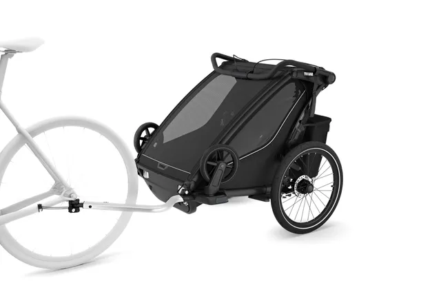 thule-chariot-sport-2-double-child-trailer-stroller-bike-jog-stroll-ski-modular- image 1