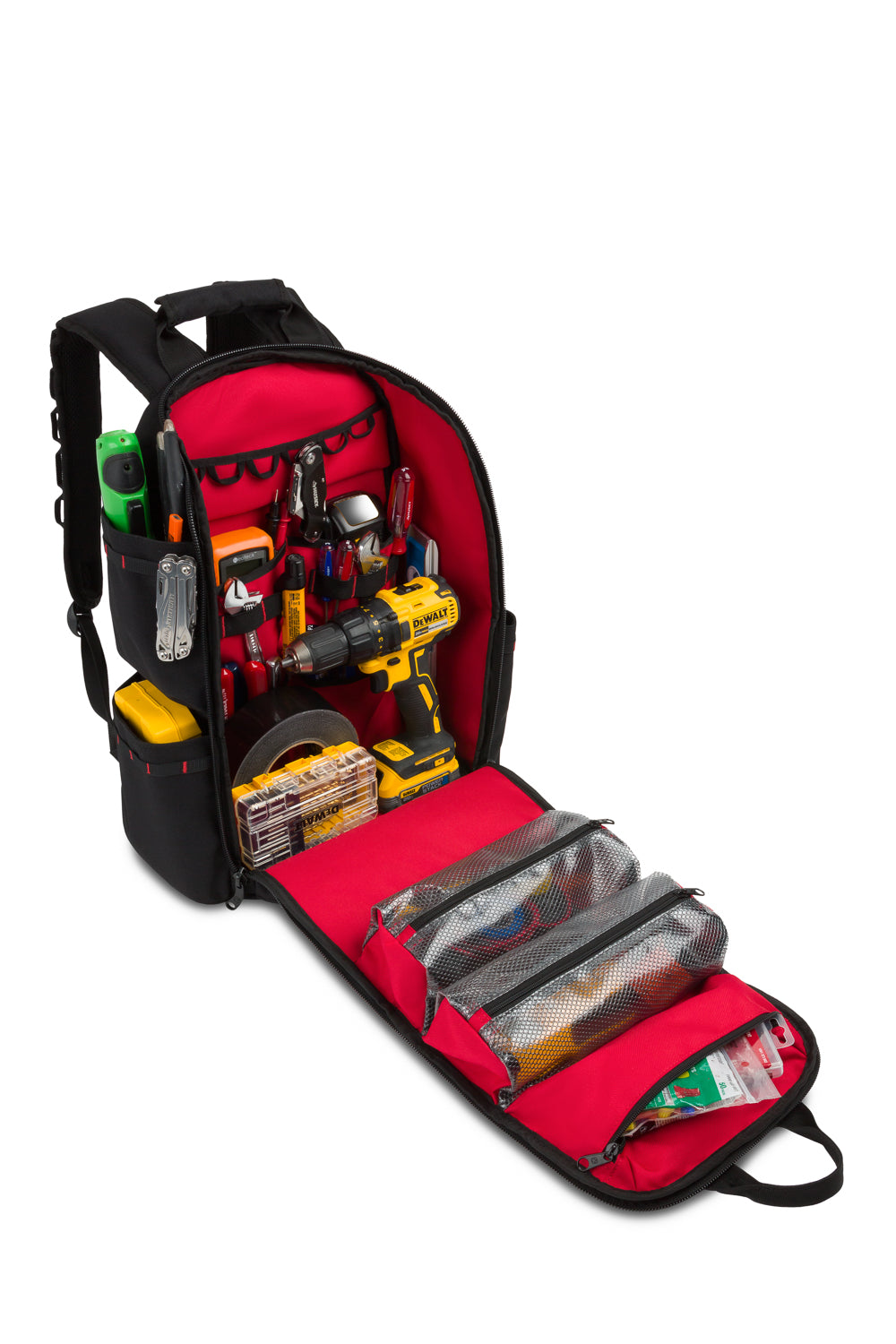 swissgear-protool-max-tool-backpack-durable-ergonomic-20v-drill-compatible image 5