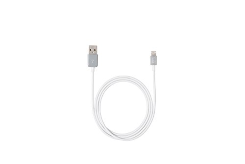 targus-apple-certified-lightning-sync-charge-cable-3-3-feet-white-gray-acc96105c image 3