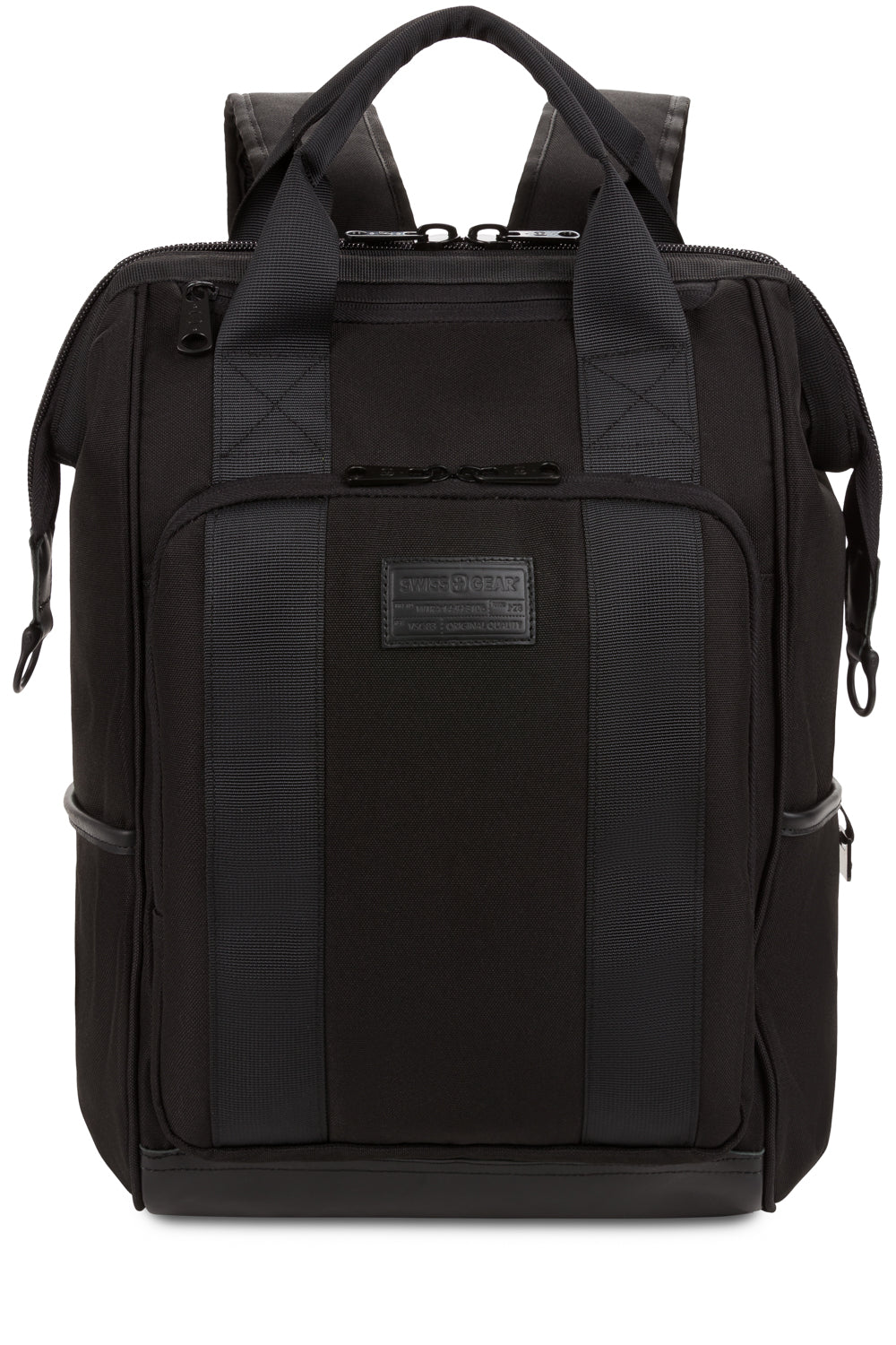 swissgear-artz-pro-laptop-backpack-vintage-doctor-bag-style-with-steel-framed-wi image 3