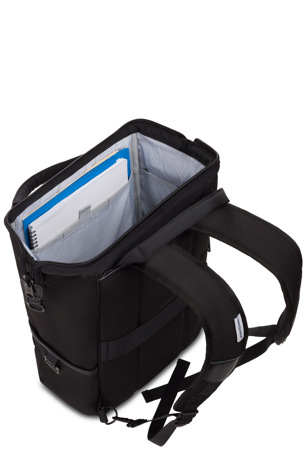 swissgear-artz-pro-laptop-backpack-vintage-doctor-bag-style-with-steel-framed-wi image 6