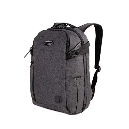 swissgear-hybrid-travel-laptop-backpack-heather-grey-18-inch-fits-16-inch-laptop image 8
