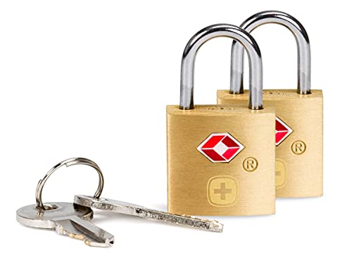 swissgear-2-pack-travel-key-locks-brass-luggage-locks-for-checked-bags-set-of-2 image 3