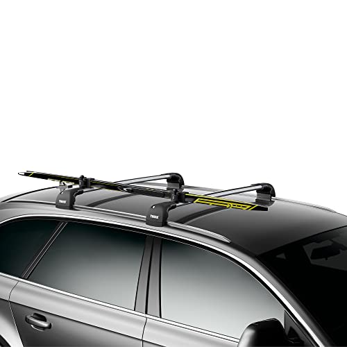 thule-skiclick-7291-cross-country-ski-transporter-1-pair-roof-rack-and-wall-moun image 8