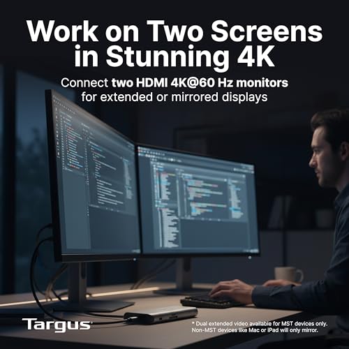 targus-dual-video-mobile-dock-with-140w-epr-power-pass-through-dual-hdmi-4k-60hz image 8