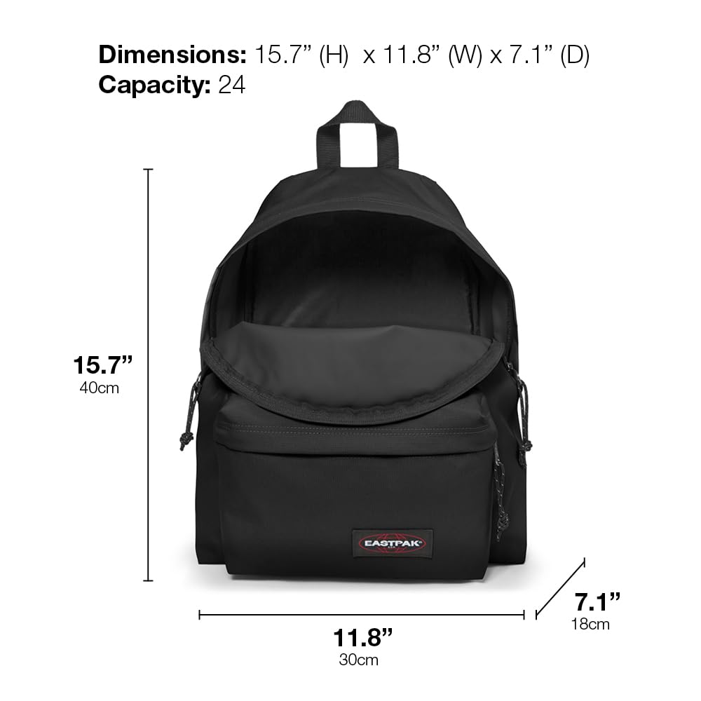 eastpak-padded-pak-r-backpack-24l-iconic-backpack-with-front-pocket-water-resist image 3