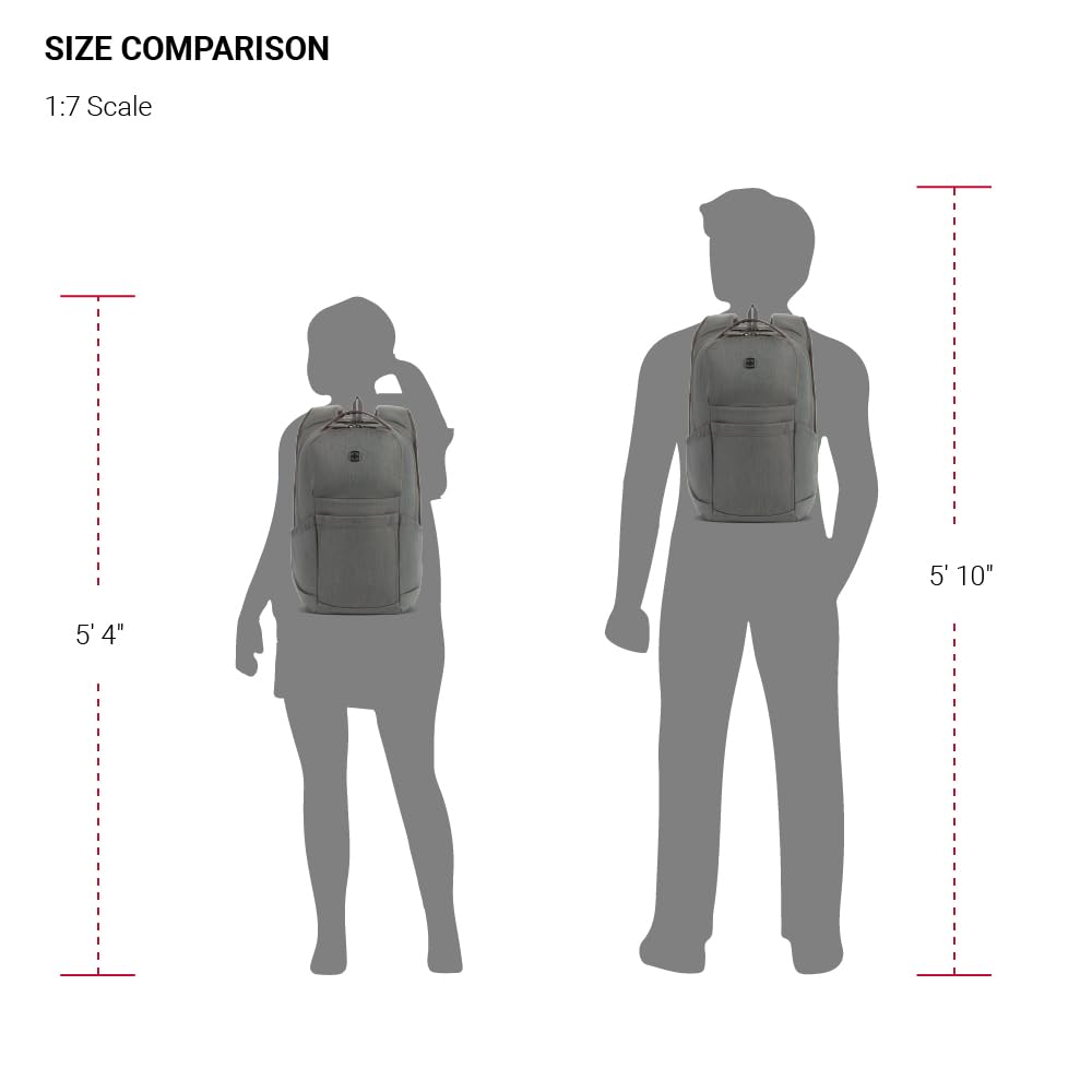 swissgear-8183-laptop-backpack-light-gray-heather-fits-16-inch-laptop-10-inch-ta image 6