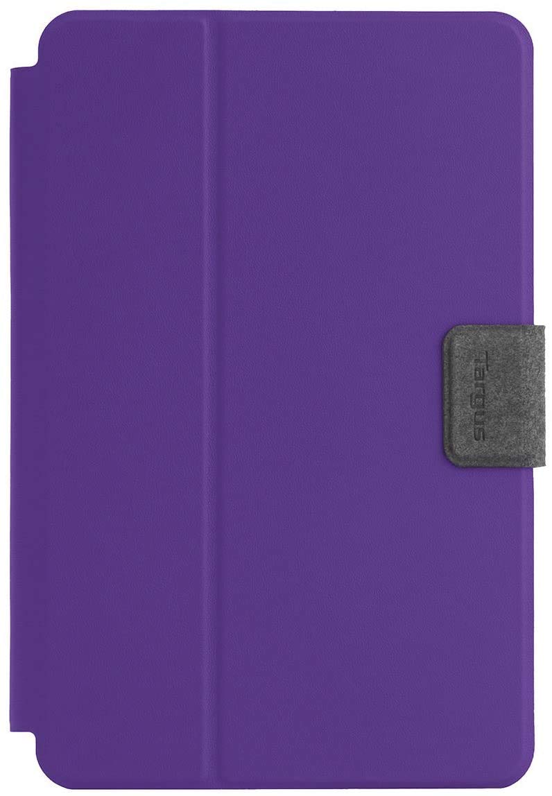 targus-safe-fit-360-rotating-universal-tablet-case-for-7-8-devices-purple-thz600 image 1