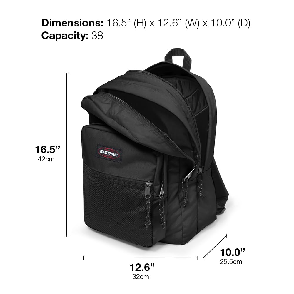 eastpak-pinnacle-38l-everyday-backpack-dual-compartments-laptop-sleeve-padded-st image 5