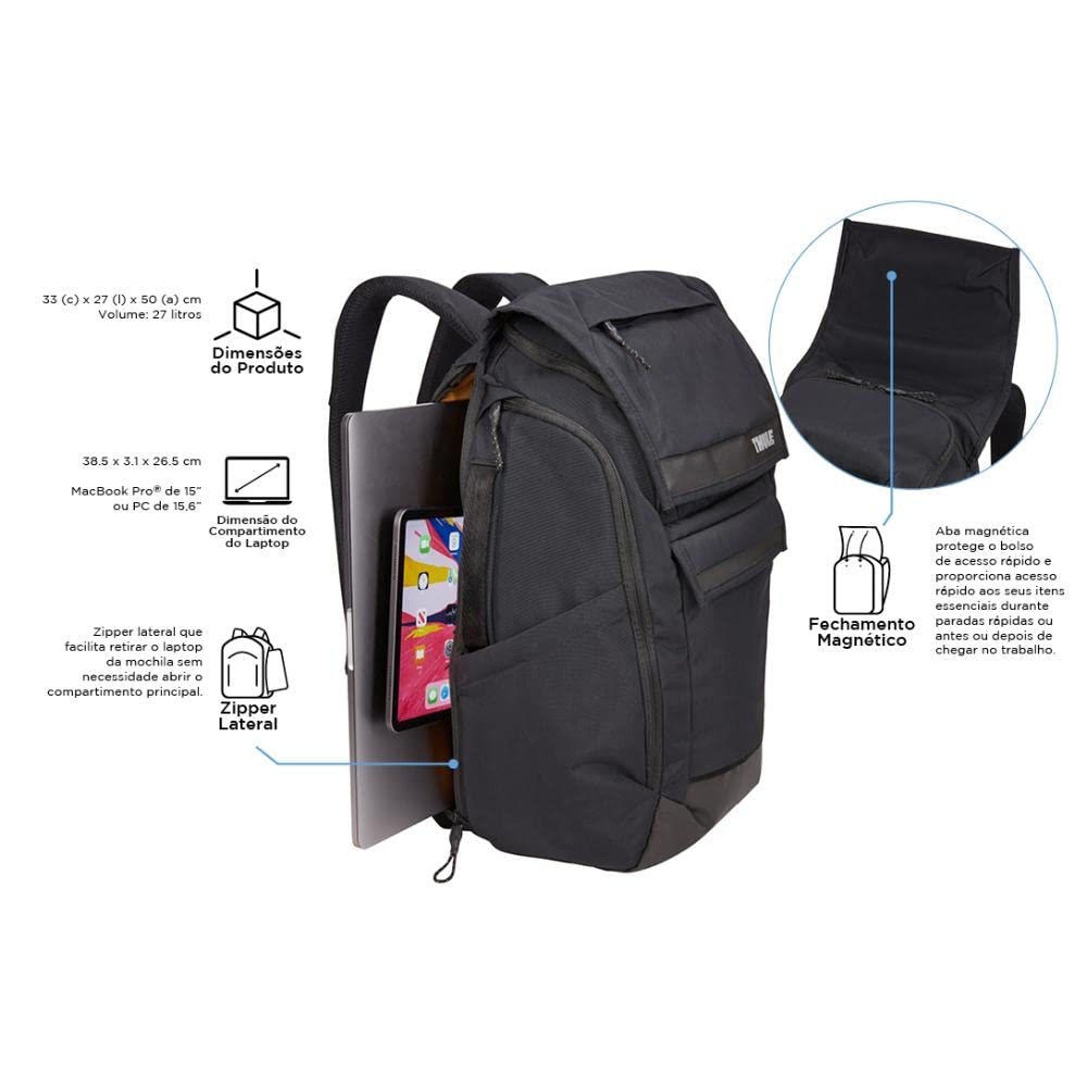 thule-paramount-backpack-27l-weather-resistant-commuter-backpack-with-15-6-lapto image 8