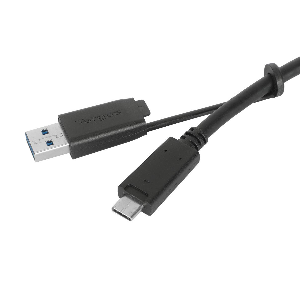 targus-usb-c-male-to-usb-c-male-cable-with-screw-and-usb-a-tether-acc1133glx image 6
