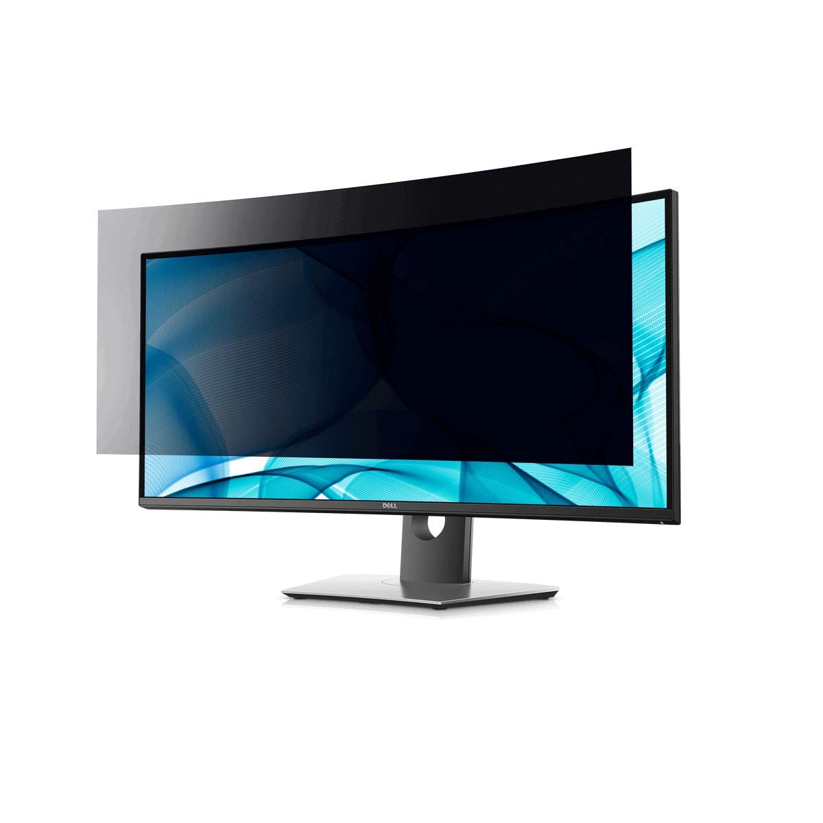 targus-4vu-privacy-screen-for-dell-u3417w-34-inch-curved-monitor-clear-black-fra image 4