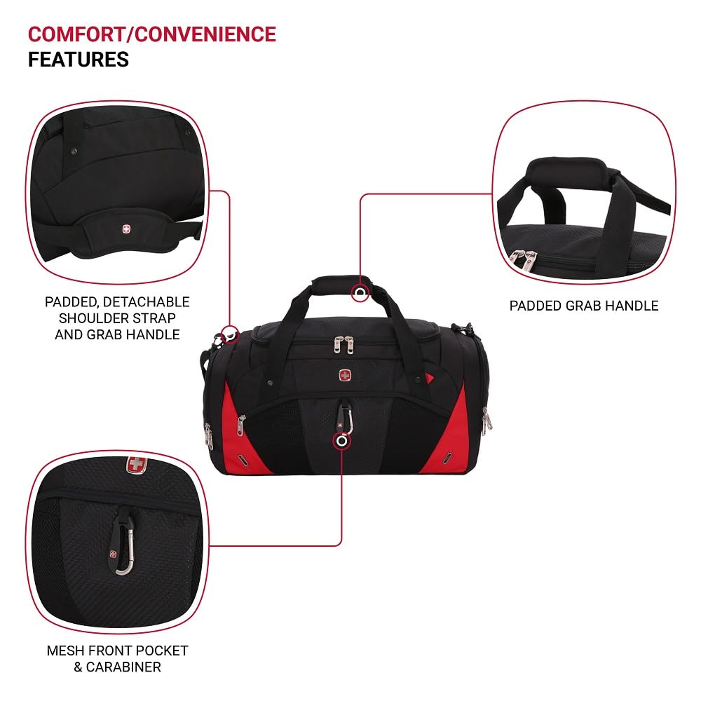 swissgear-1900-22-duffel-bag-travel-gym-bag-with-shoe-compartment image 2